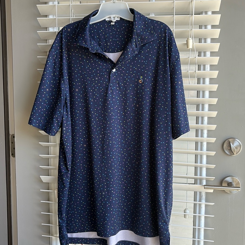 Navy blue Peter Millar polo
